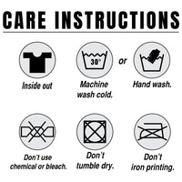 a poster with instructions on how to wash clothes