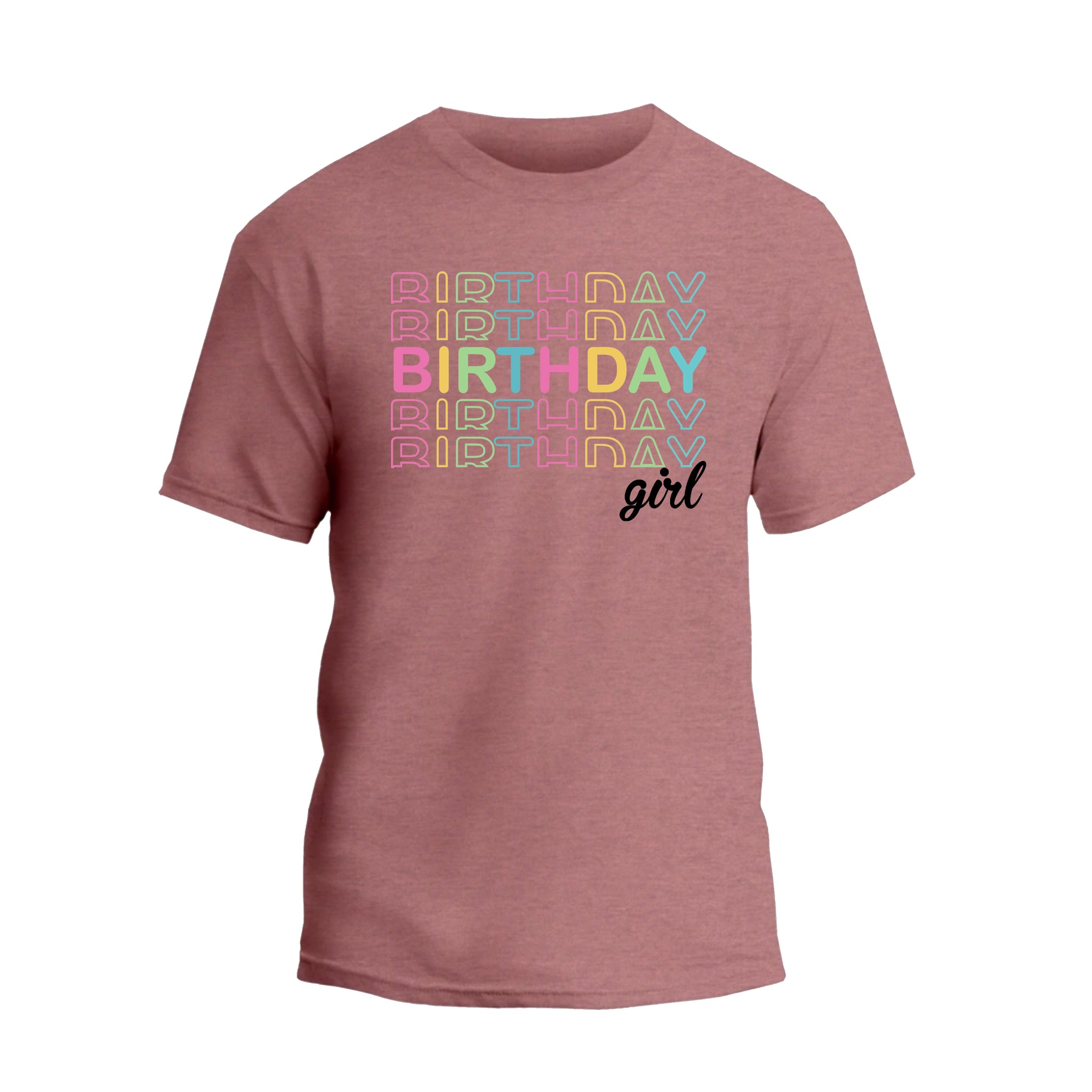 Birthday Girl Shirt, Watercolor Birthday Girl Party T-Shirt