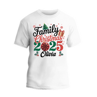 Personalized Family Christmas 2025 Shirts, Christmas Family Matching T-Shirt