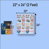 Upload UV Dtf Gang Sheet