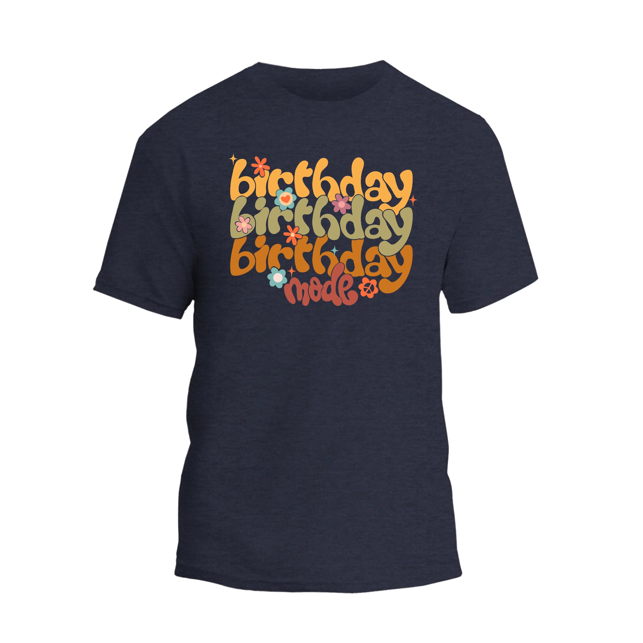 Floral Birthday Mode On Shirt, Cute Birthday Girl T-Shirt
