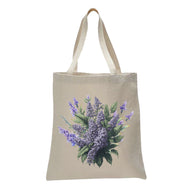 Lavender Floral Tote Bag, Women Tote Bag