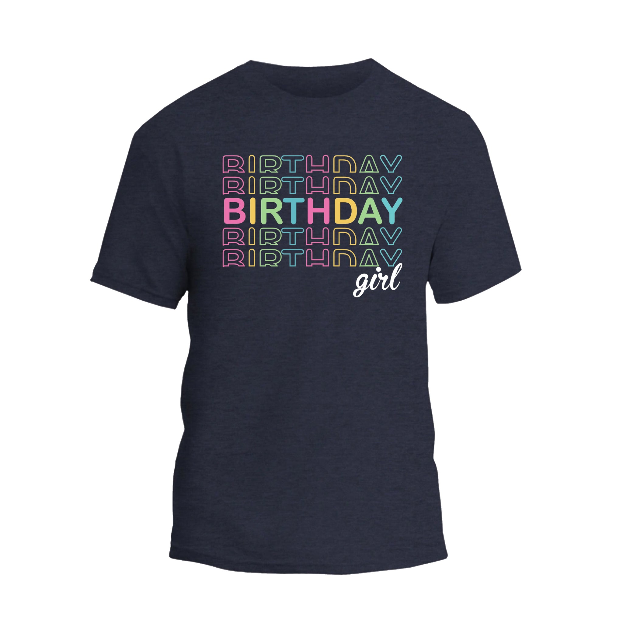 Birthday Girl Shirt, Watercolor Birthday Girl Party T-Shirt