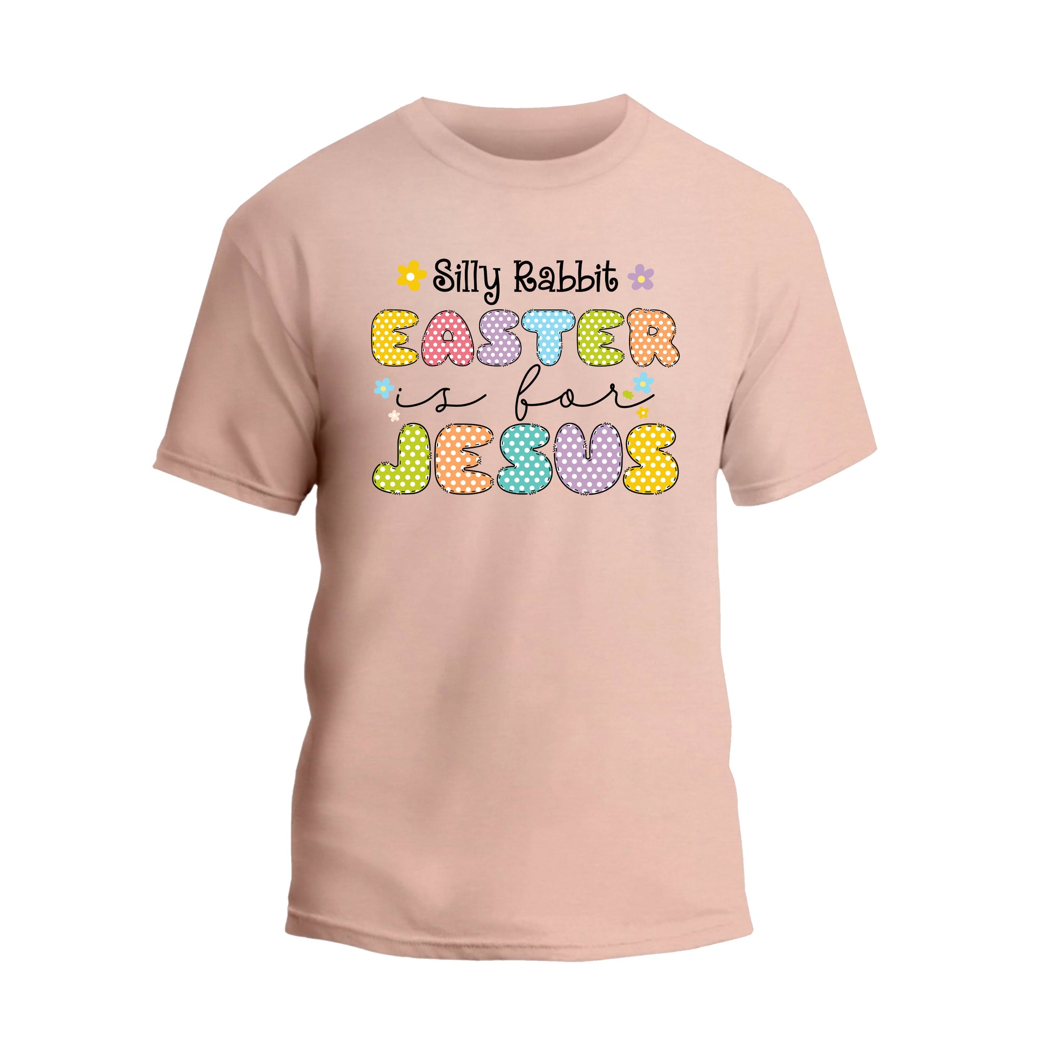 a pink t - shirt with the words easter jesus on it