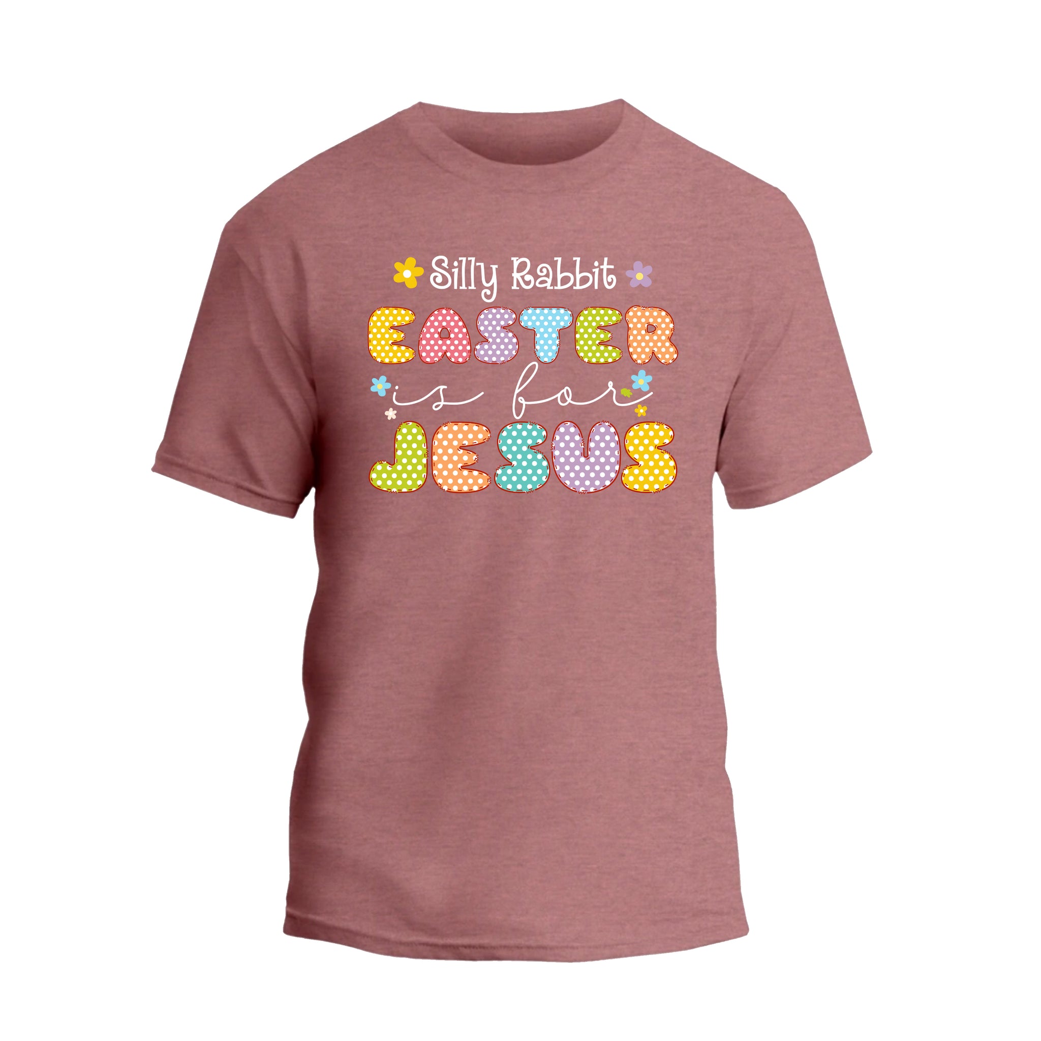 a pink t - shirt with the words easter jesus on it