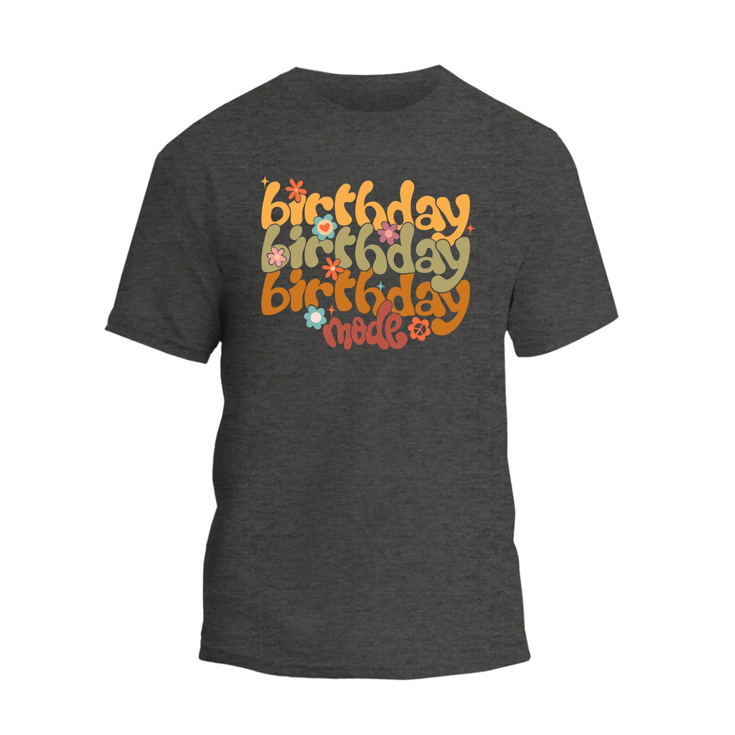Floral Birthday Mode On Shirt, Cute Birthday Girl T-Shirt