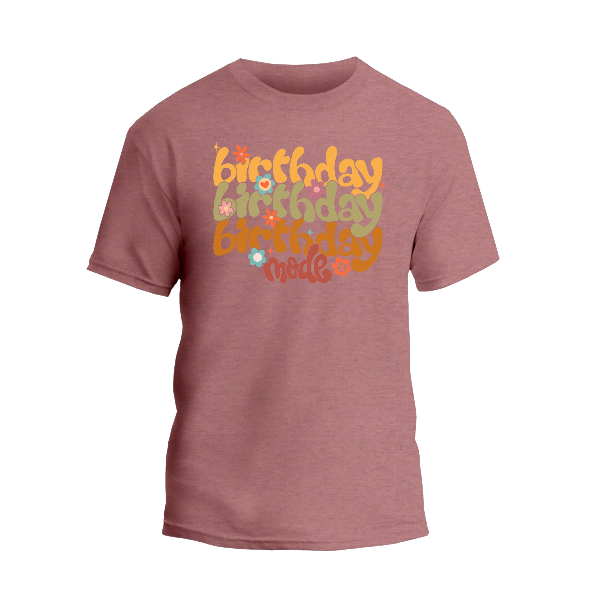 Floral Birthday Mode On Shirt, Cute Birthday Girl T-Shirt