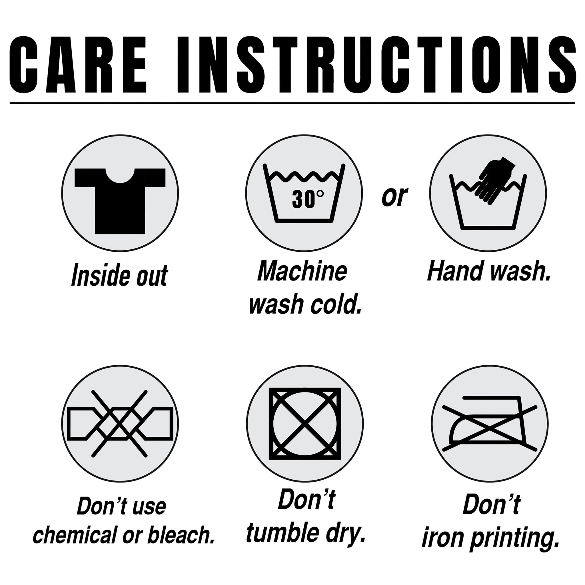 a poster with instructions on how to wash clothes