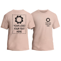 Custom Double Side T-Shirt, Design Your Own Personalized Tee, Custom Logo Shirt, Custom Text Shirt, 2 Side Printed T-Shirt