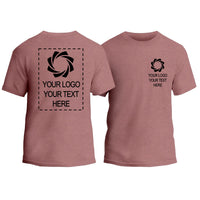 Custom Double Side T-Shirt, Design Your Own Personalized Tee, Custom Logo Shirt, Custom Text Shirt, 2 Side Printed T-Shirt