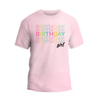 Birthday Girl Shirt, Watercolor Birthday Girl Party T-Shirt