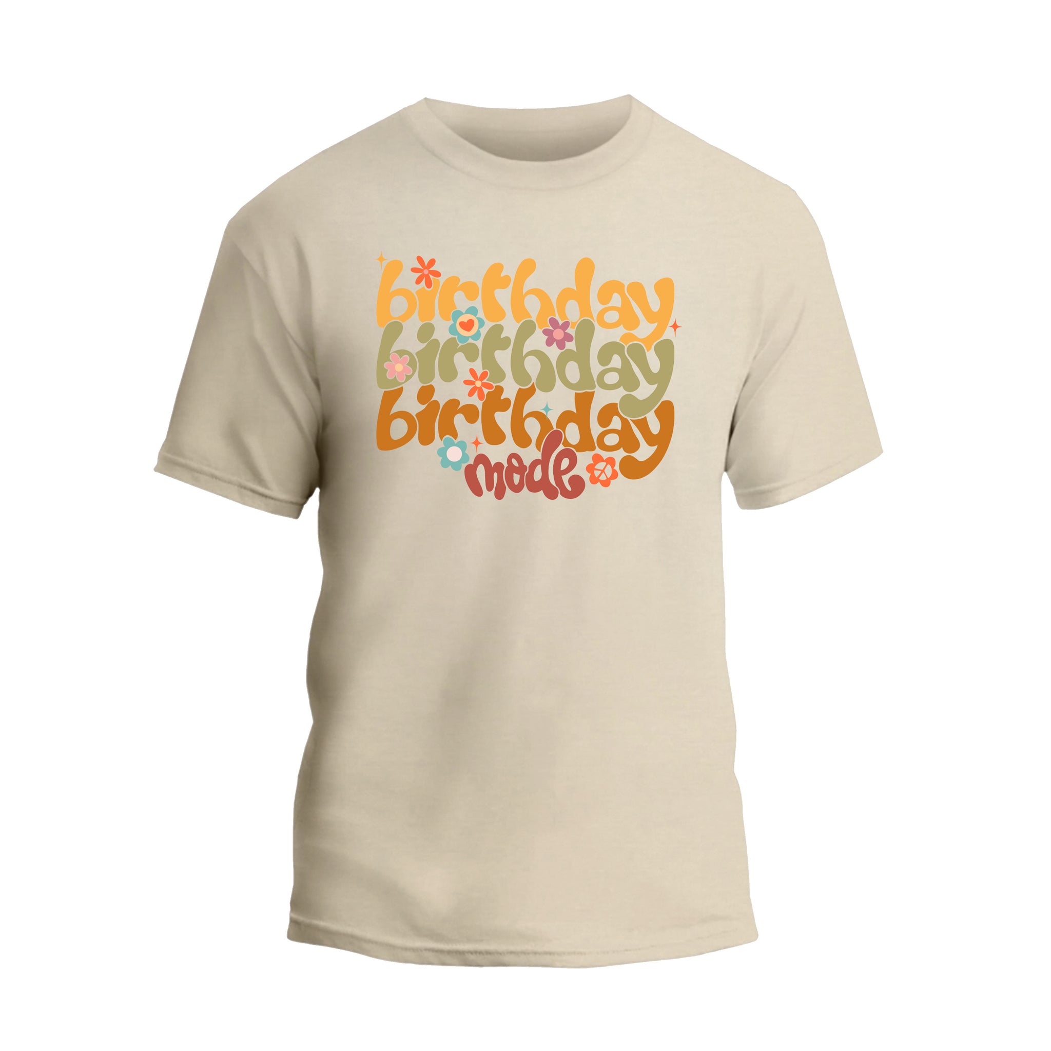Floral Birthday Mode On Shirt, Cute Birthday Girl T-Shirt