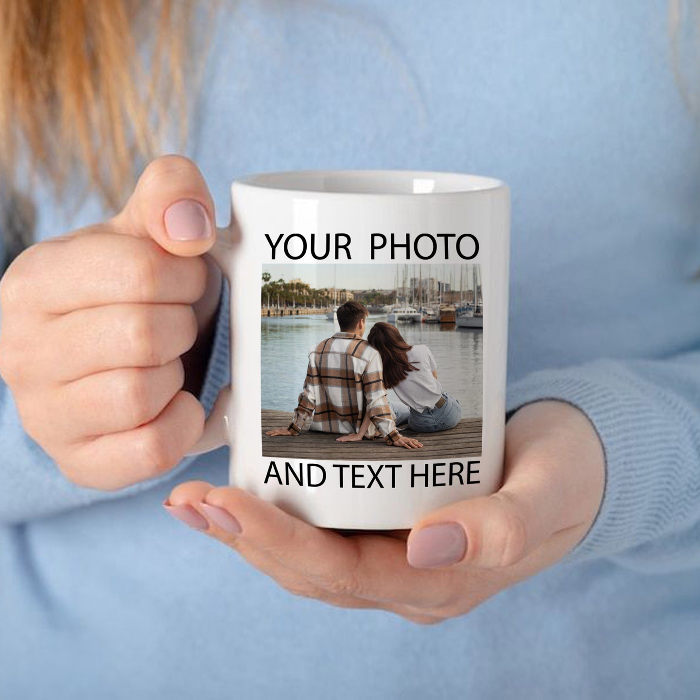 Custom Photo and Text Mugs, Personalized Mug, Gift for Her, Gifts Gor Him