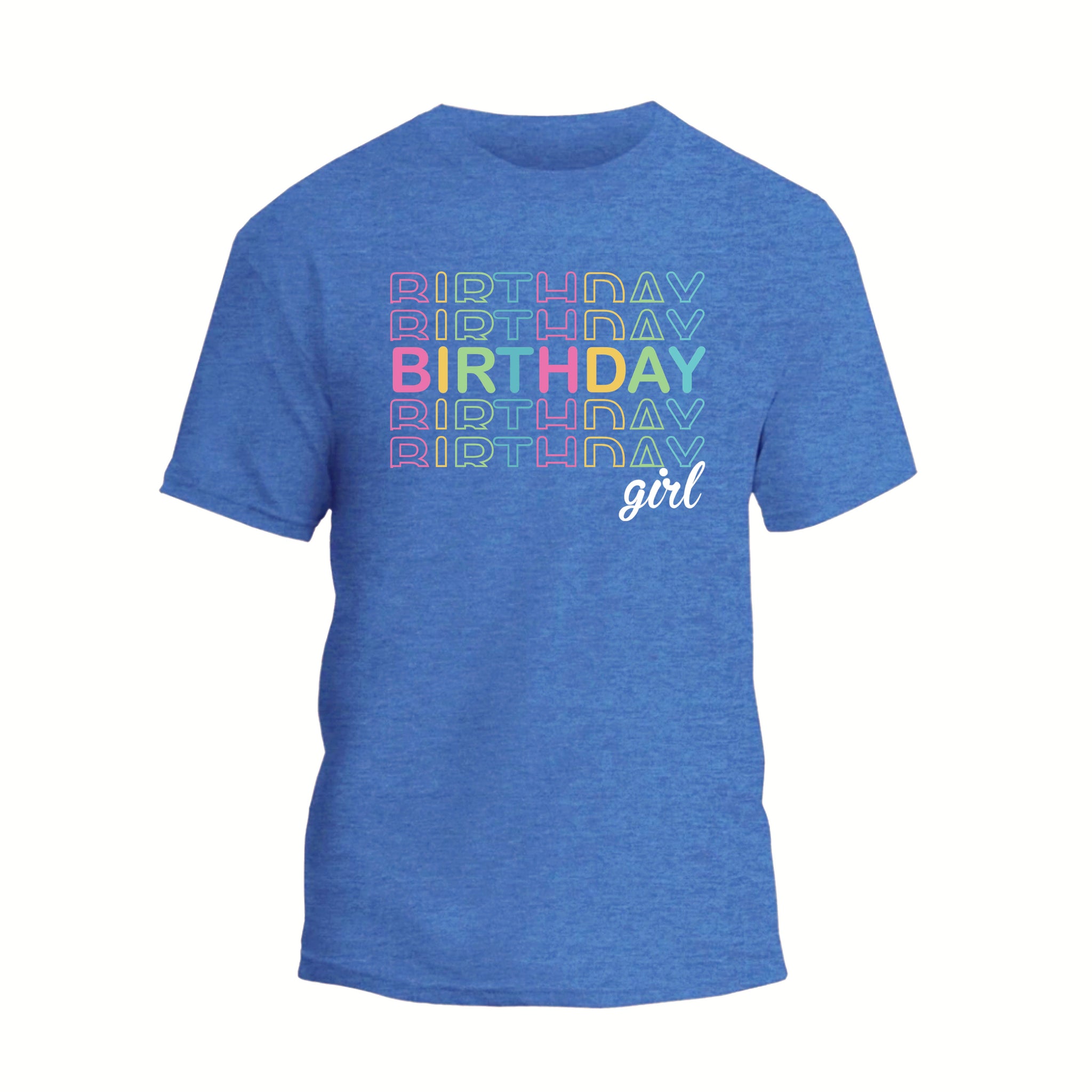 Birthday Girl Shirt, Watercolor Birthday Girl Party T-Shirt