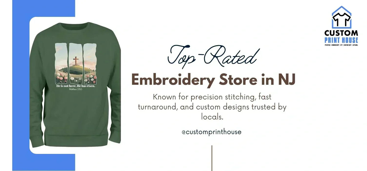 Top Rated Embroidery Store in New Jersey named blog post banner image