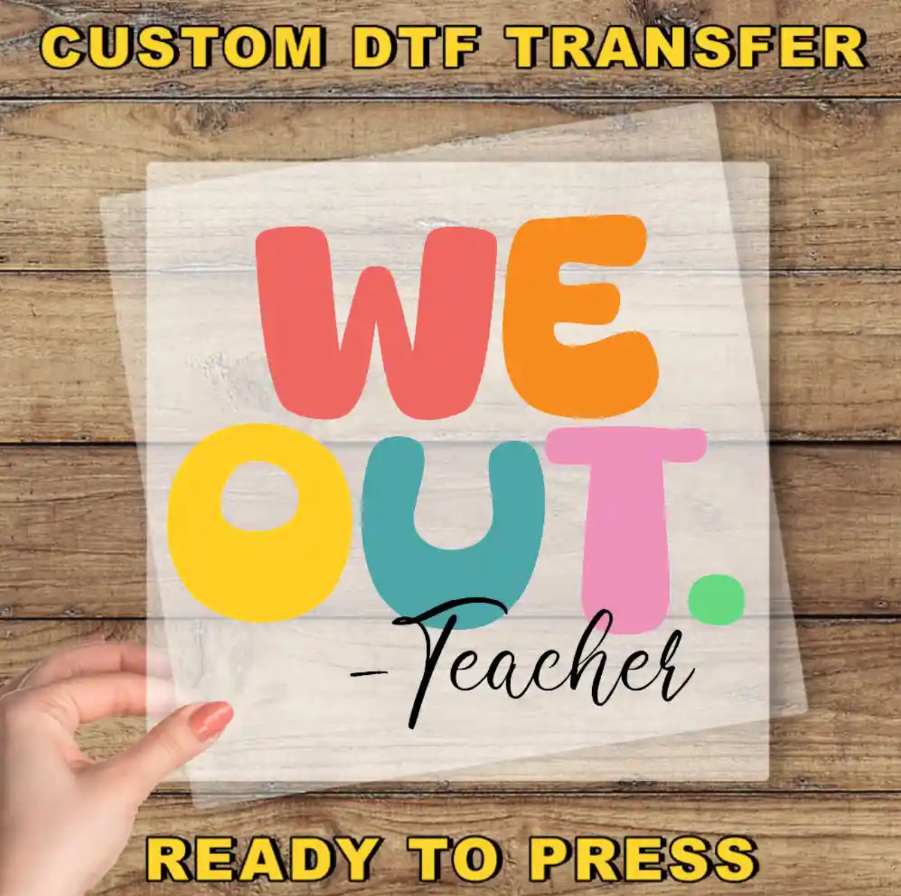 DTF Transfers Ready to Press