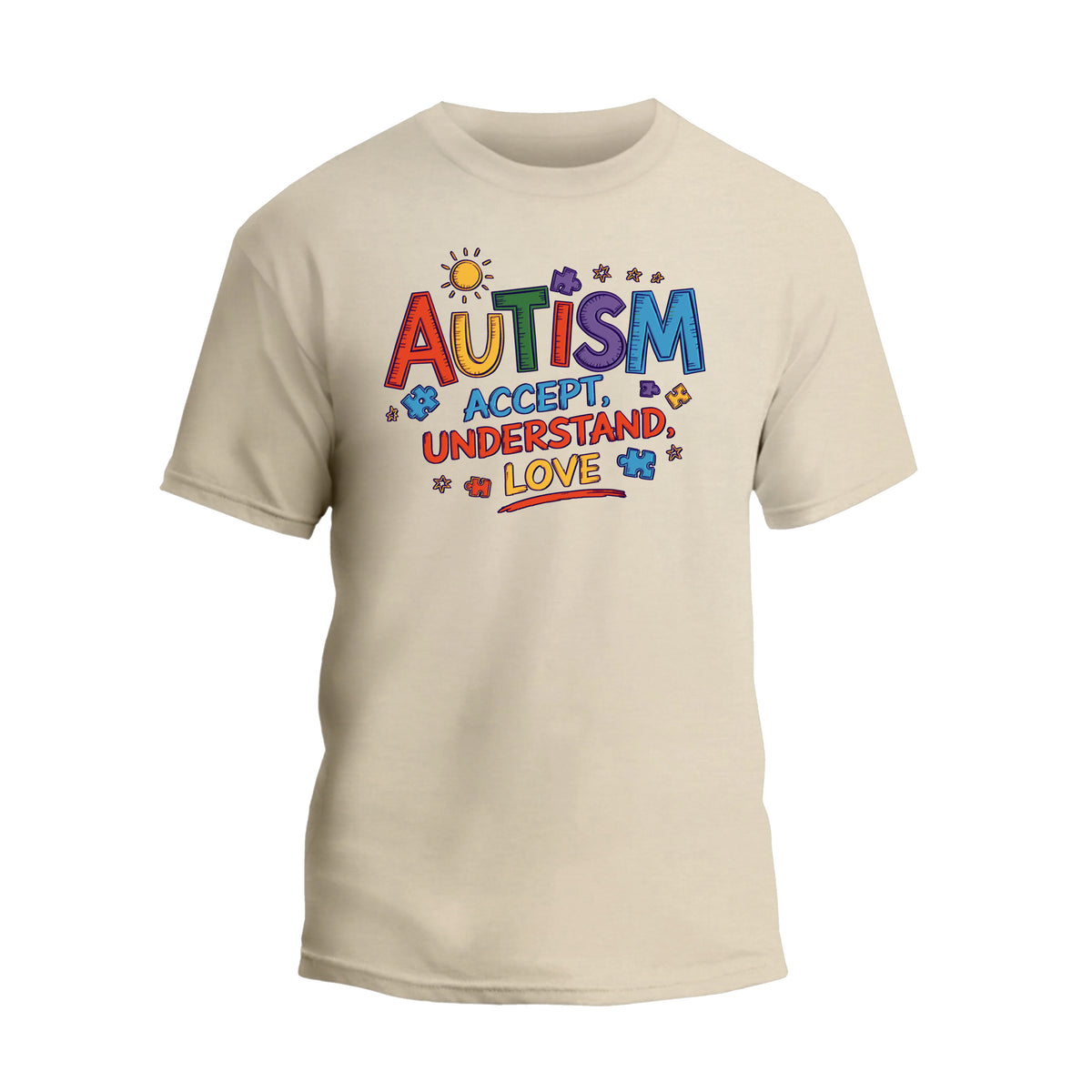 Autism Accept Understand Love Shirt Autism Awareness T-Shirt, Special Education Shirt