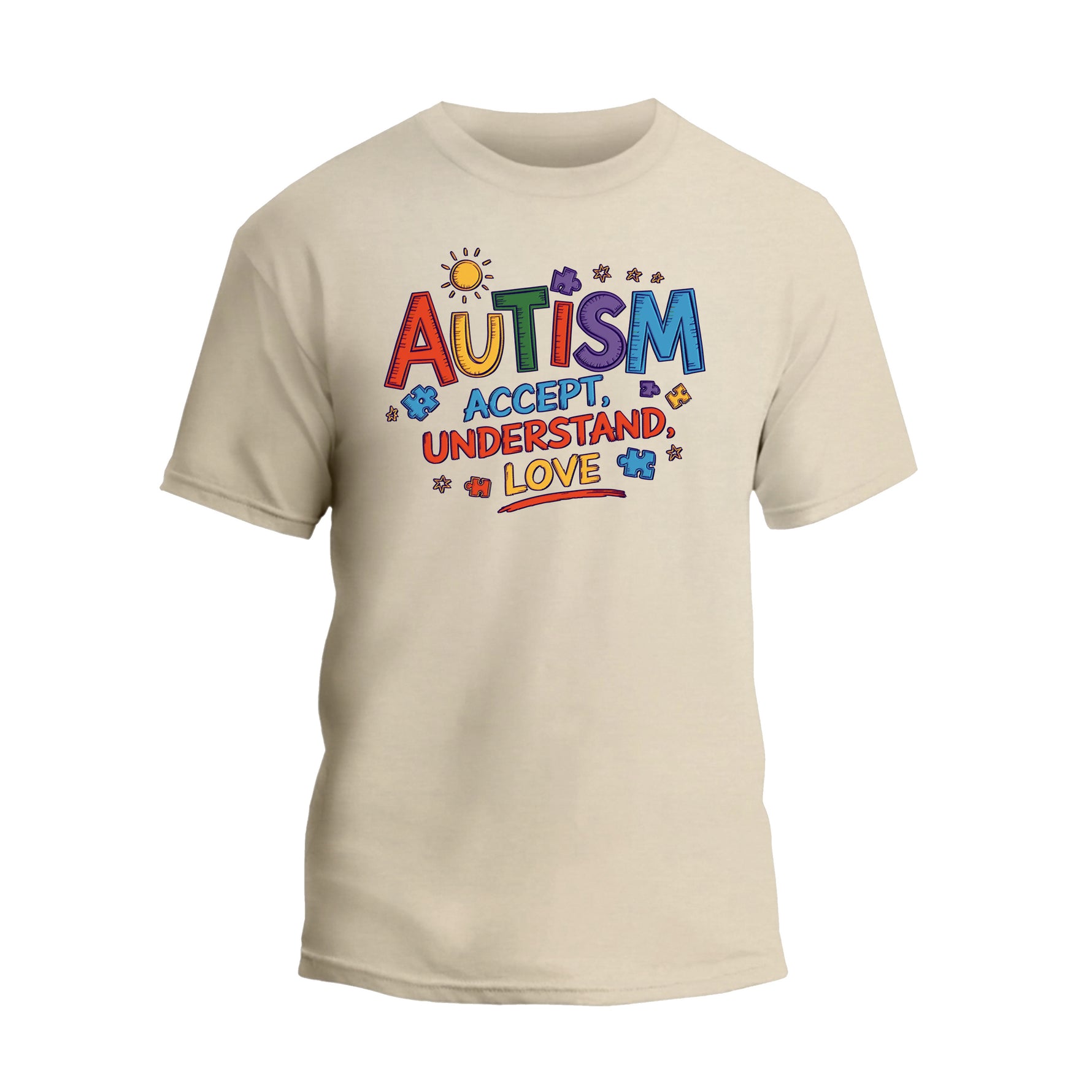 Autism Accept Understand Love Shirt Autism Awareness T-Shirt, Special Education Shirt