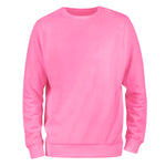 a pink sweatshirt with a white background