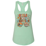 Girls Gone Cruising Women's Ideal Racerback Tank Top, Cruise Vacation Women Tank Top