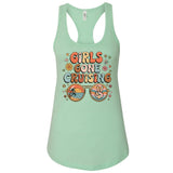 Girls Gone Cruising Women's Ideal Racerback Tank Top, Cruise Vacation Women Tank Top