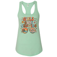 Girls Gone Cruising Women's Ideal Racerback Tank Top, Cruise Vacation Women Tank Top