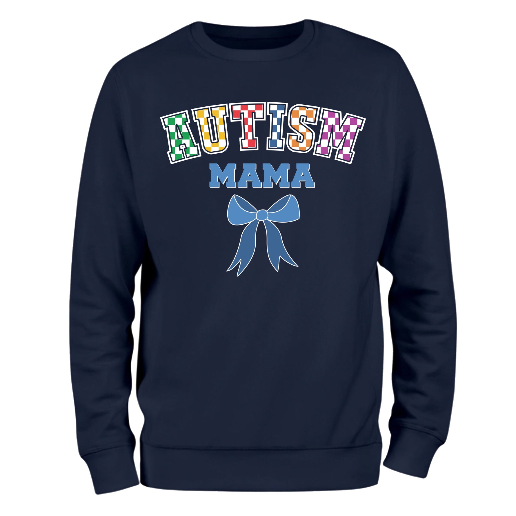 a navy sweatshirt with the words mississippi and a bow