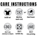 a poster with instructions on how to wash clothes