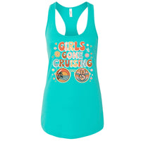Girls Gone Cruising Women's Ideal Racerback Tank Top, Cruise Vacation Women Tank Top