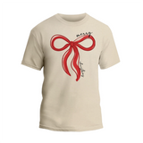 Coquette Bow Merry Christmas Shirt, Christmas Women T-shirt
