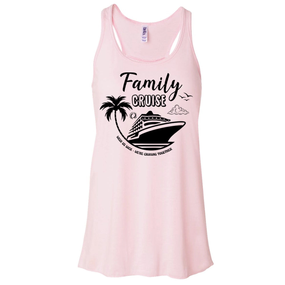 Family Cruise Women's Flowy Tank Top, We're Cruising Together Women Flowy Tank Top
