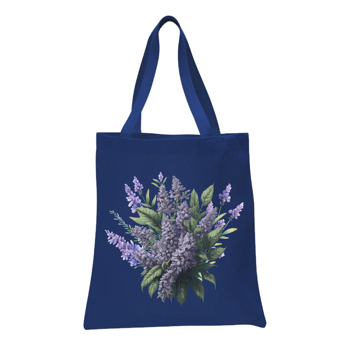 Lavender Floral Tote Bag, Women Tote Bag