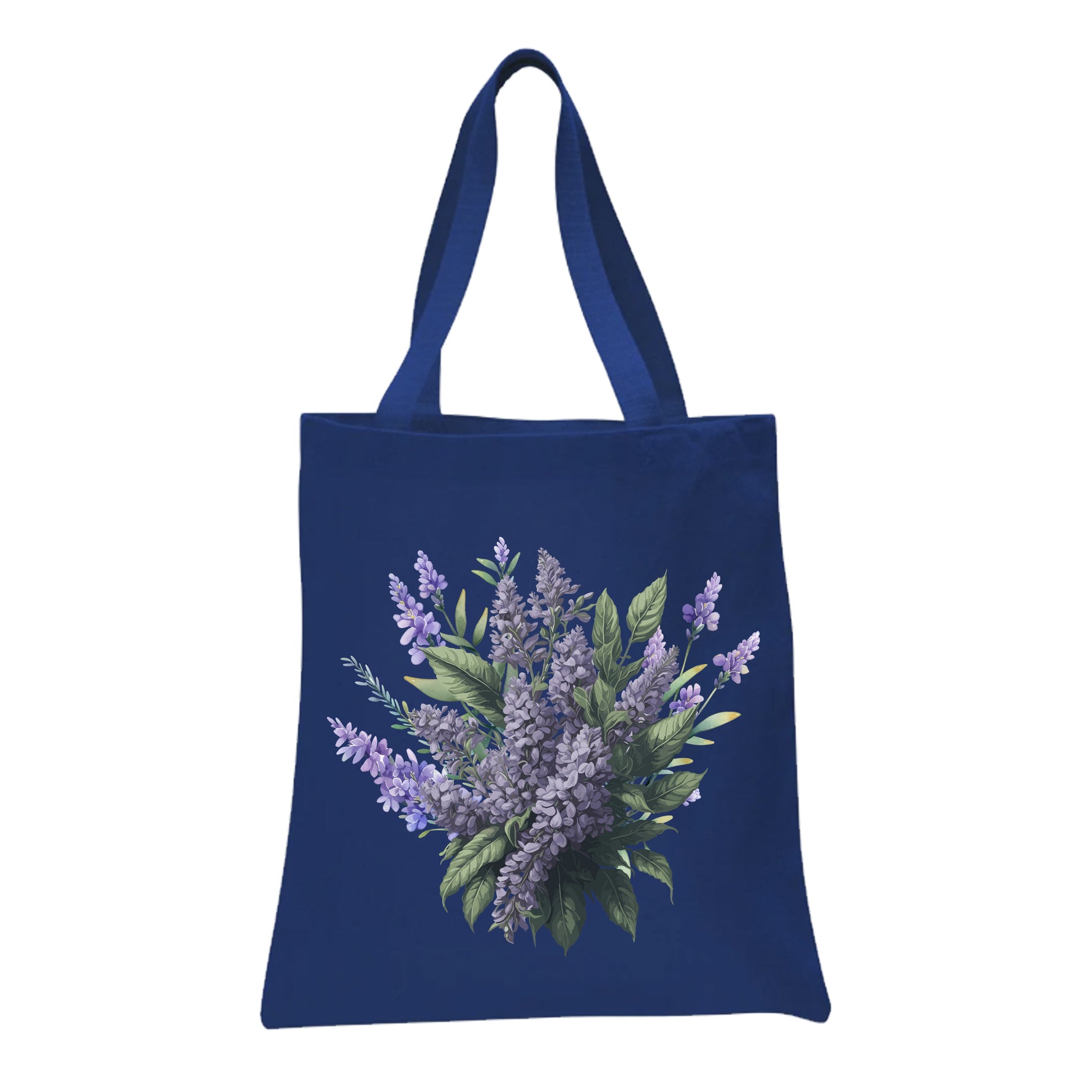 Lavender Floral Tote Bag, Women Tote Bag