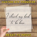 a hand holding a piece of paper with the words, custom diff transferer