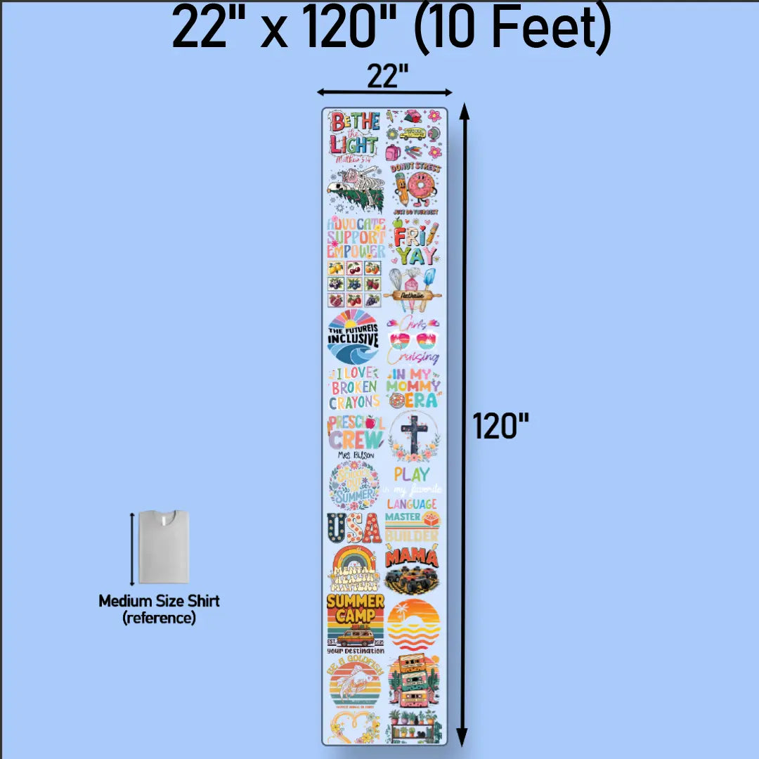 Upload DTF Gang Sheets
