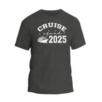 a black t - shirt with a white cruise logo on it