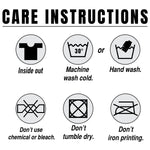 a poster with instructions on how to wash clothes