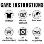 a poster with instructions on how to wash clothes