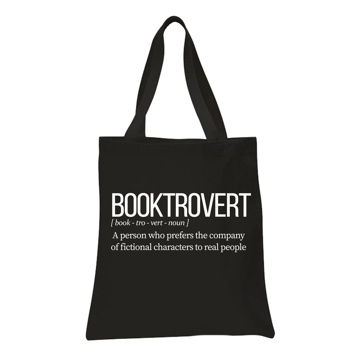 Booktrovert Definition Tote Bag, Women Tote Bag