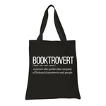 Booktrovert Definition Tote Bag, Women Tote Bag