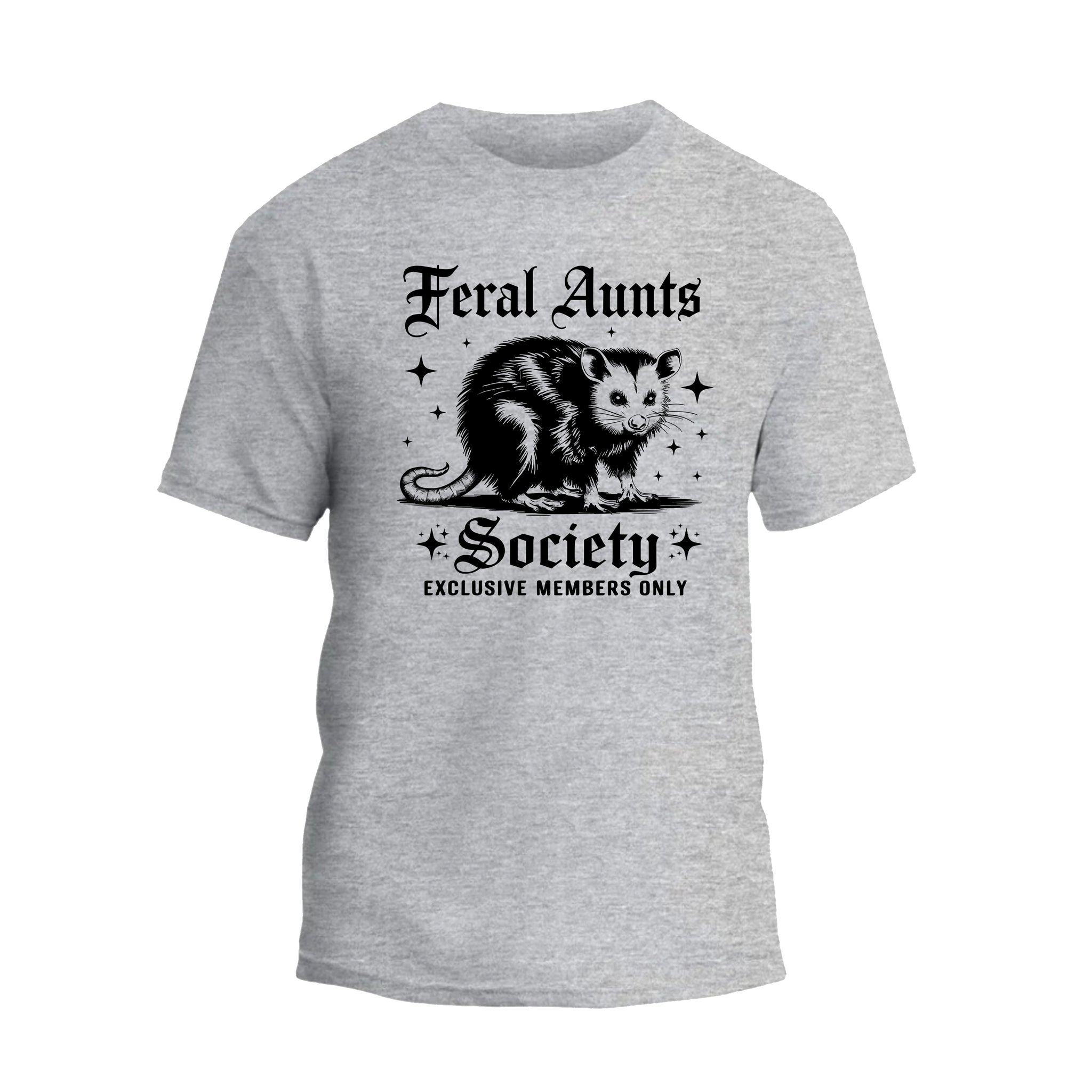Feral Aunts Society Shirt, Funny Racoon Aunt T-shirt, Gift For Women