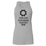a women's tank top with an image of a camera