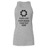 a women's tank top with an image of a camera