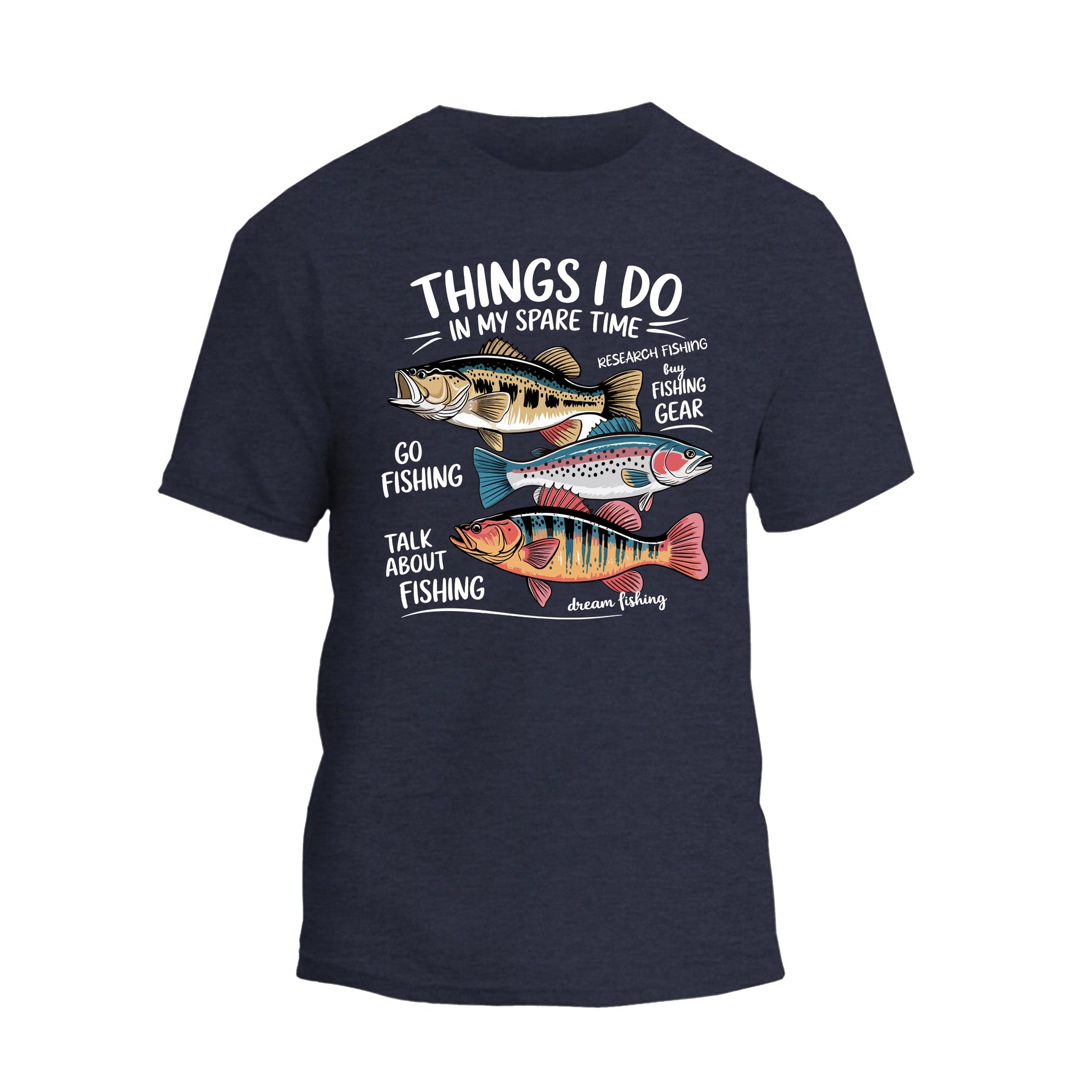 Things I Do In My Spare Time Fishing T-Shirt, Funny Fishing Shirt, Father's Day Gift Tee