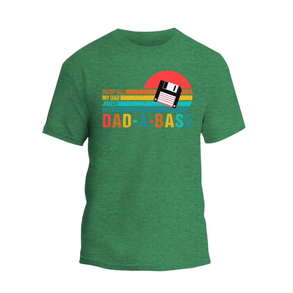 a green t - shirt with the words dad - to - be printed on it