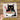 a picture of a black cat eating noodles with chopsticks