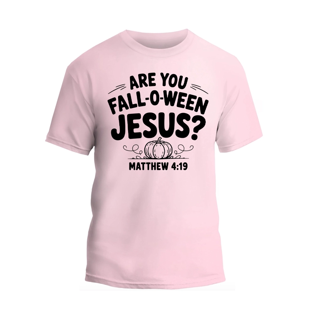 A pink t-shirt with a humorous text printed on it.