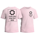 a pink t - shirt with a picture of a camera