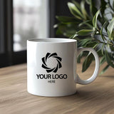 Custom Logo Mugs, Design Your Own Personalized Mug, Custom Business Logo Mugs