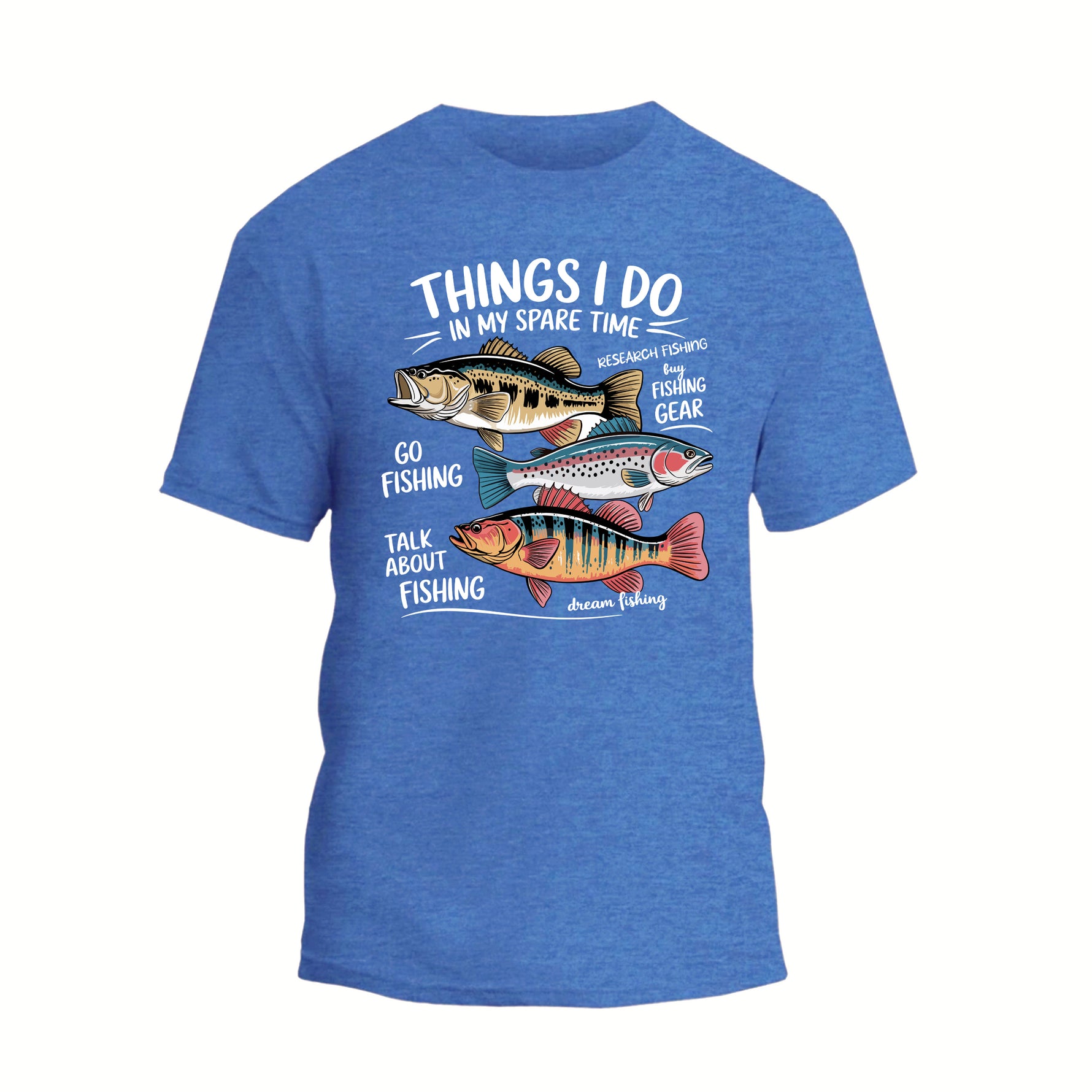 Things I Do In My Spare Time Fishing T-Shirt, Funny Fishing Shirt, Father's Day Gift Tee